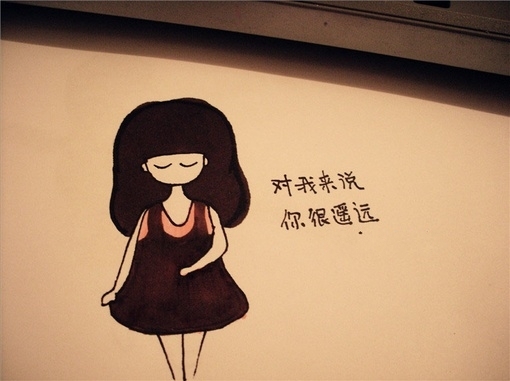 就算是死路也要走一遍_漫画风格可爱女生QQ空间素材