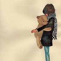 卡通动画唯美情侣QQ头像设计_习惯有你的日子