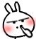 非常可爱的兔子表情