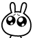 非常可爱的兔子表情