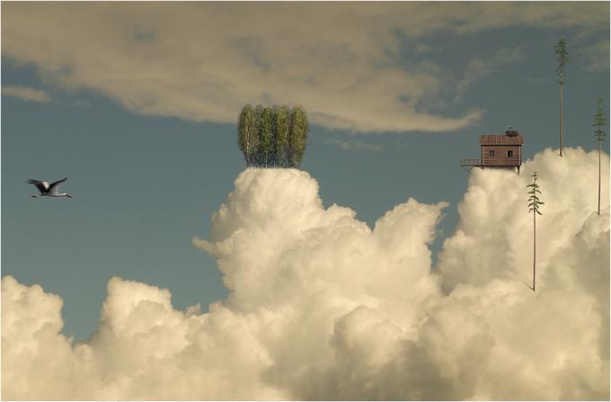 天空之城_唯美意境的QQ空间素材