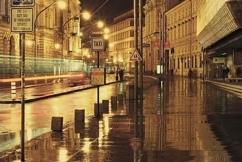 欧美风格的空间素材_被遗忘的街角