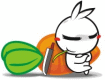 可爱鱼兔妹的搞笑QQ表情