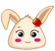 咚咚兔QQ表情之做鬼脸