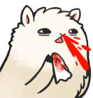 扣鼻屎出血的草泥马微信表情 动漫草泥马表情图片第一期