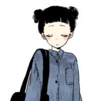 手绘头像女生简单 你和谁相拥我刚好路过