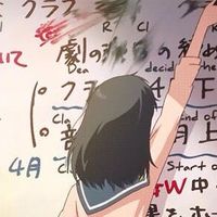 青春卡通女生微信头像 校园风卡通动漫头像