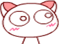 粉色DD猫微信表情 搞笑小动物微信表情