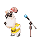 搞笑动态微信表情 闯堂兔跳舞系列