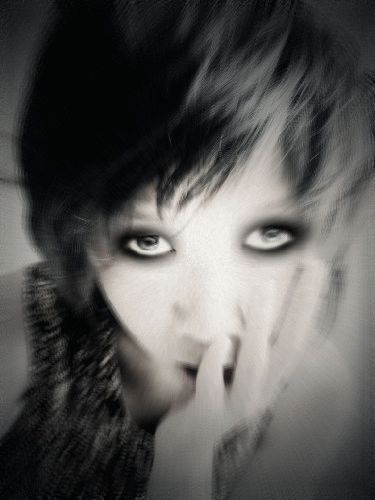 非主流女生闪动图片