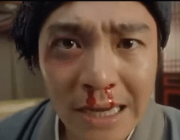 周星驰吐血表情大全 恶搞吐血的微信表情图片