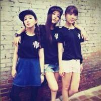 青春靓丽的三姐妹微信头像 不管天高地厚陪着我