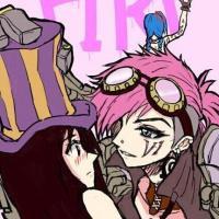 微信手绘lol情侣头像图片大全2022 我只想进入你的心里