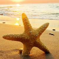 唯美风景图片 海滩风景微信空间素材