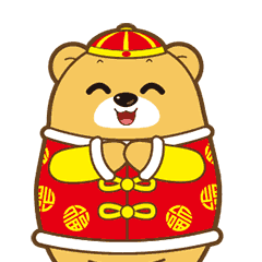 麦迪熊新年主题表情2022 想你网提前给大家拜年啦