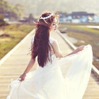 婚纱背影一个人图片唯美想你网精选 穿上婚纱美得不像话