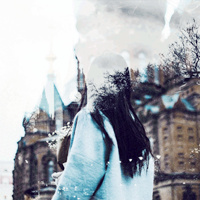 创意合成系列成熟气质型美女头像 却是通向寂寞的牢