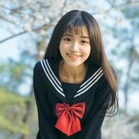 长发女生头像小清新文艺范 溶成艳色一滴的倾城容颜