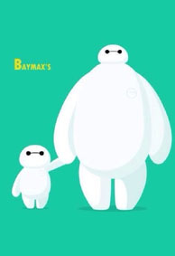 卡通大白微信皮肤 萌物大白皮肤图片