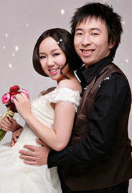 情侣婚纱微信透明皮肤 今天你是最美的新娘