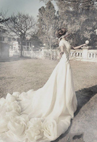 微信欧美婚纱女生皮肤 花开花落落常开