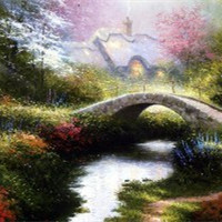 油画意境风景YY头像图片大全 两个人的天荒地老