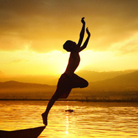 最新的创意十足的个性头像 夕阳落日余晖头像