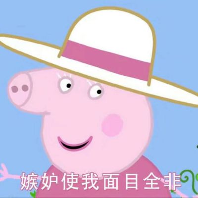 小猪佩奇恶搞带字高清头像2022 你是风偏偏我还是想拥抱你