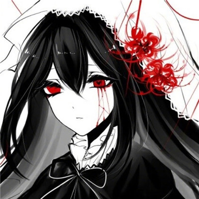 恐怖阴森诡异微信头像女生卡通 女生微信头像卡通重口味系列