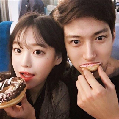 甜蜜双人情侣头像韩系2022最新 你一个我一个真人情头精选