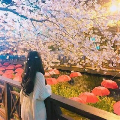 女生长发头像背影唯美图片大全 愿你听见我的名字时眉眼带笑