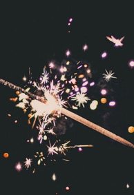 唯美烟花微信皮肤简单版 生活就像一场游戏