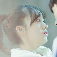 简单好看的情侣头像学生范 情侣头像一男一女分开的两张