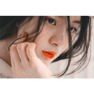 2022最新版韩系上下白边女生头像唯美 好看小清新女生白边头像