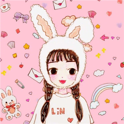闺蜜头像一人一张可爱动漫 余生还长请不要对爱情失望