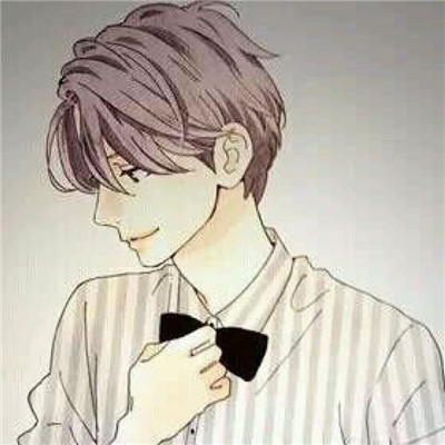 动漫超帅男生侧脸头像图片 未望到最清都可以庆幸