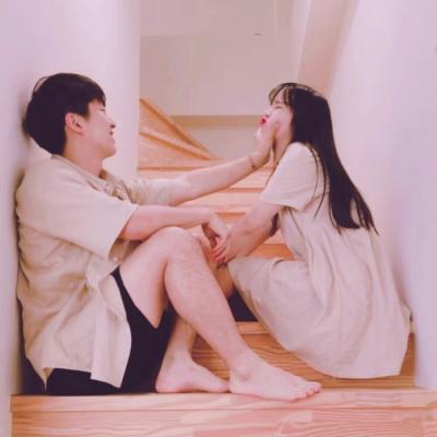 甜蜜小清新情侣yy头像一男一女2022 三分天注定七分靠滤镜