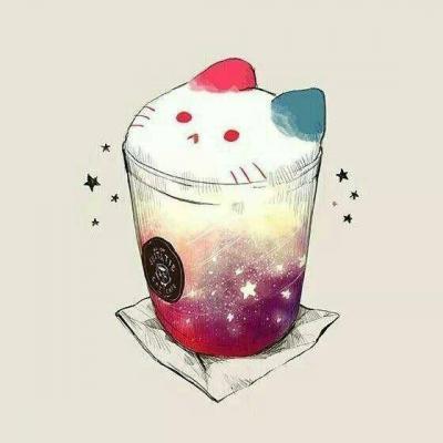 萌系独特茶杯微信动物头像2022 没有得你的允许我都会爱下去