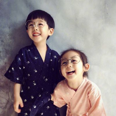 2022萌娃情侣头像一对可爱呆萌高清图片 遇见是运气留下是本事