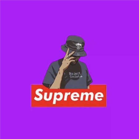 抖音supreme动漫潮图高清大全 superme个性潮图2022最火