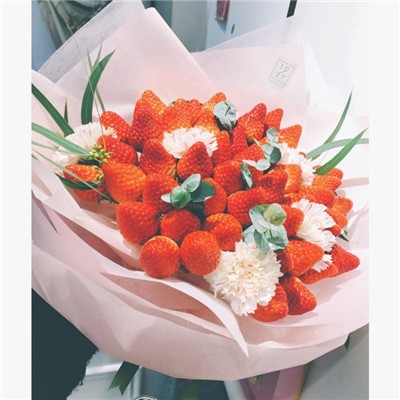 微信头像草莓花束图片大全 2022草莓花束图片真实好看