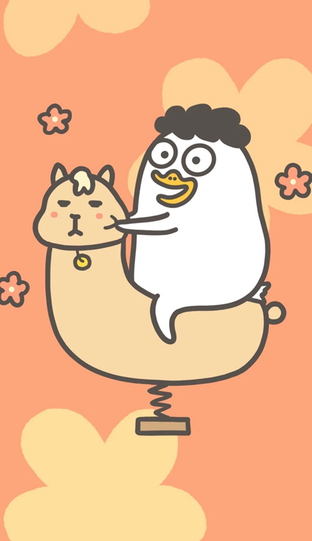 最新版小刘鸭卡通壁纸高清可爱全面屏 可爱的精致的萌萌的壁纸合集2023