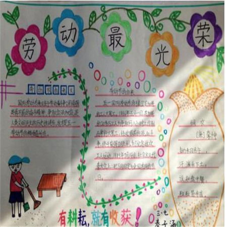 五一劳动节手抄报内容大全简单 2023劳动节好看的手抄报大全