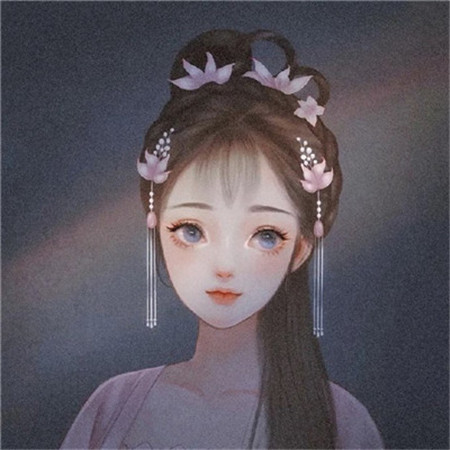 2023梦幻ins超火的仙女插画背景图 我开始享受吹风听歌一个人