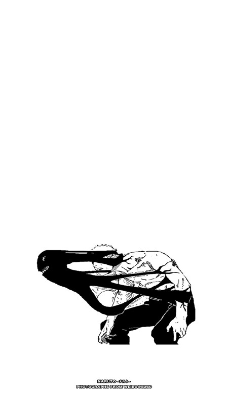 黑白风格的火影忍者手机壁纸 想我就来见我早安晚安感动不了成年人