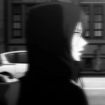 黑色系男生不露脸的漫画头像 2023酷拽的漫画男头高冷