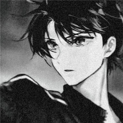 很酷的黑色系男头动漫 2023超帅气的男头合集