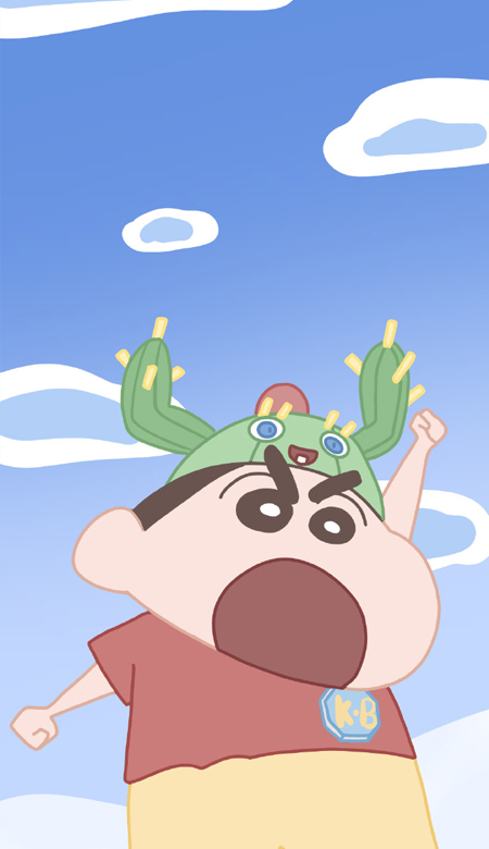 2023最新版可爱的蜡笔小新壁纸大全 很萌的可可爱爱的精致皮肤