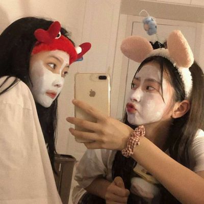 2023可爱又很俏皮的双人闺蜜女头 一人一张很甜的可爱女头姐妹