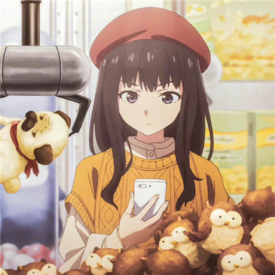 好玩搞怪的闺蜜头像二次元好看 跟让自己开心的人见面吧